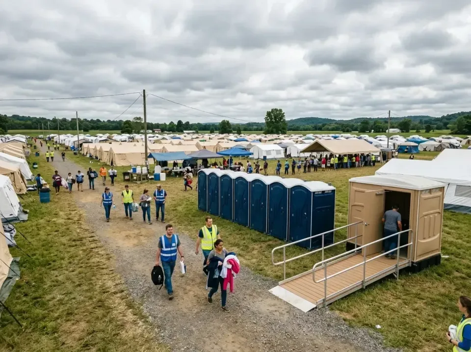 disaster-relief-camp-restrooms-010 — frequently asked questions, Dumpster & Portable Bathrooms Rental in Holly Springs, NC